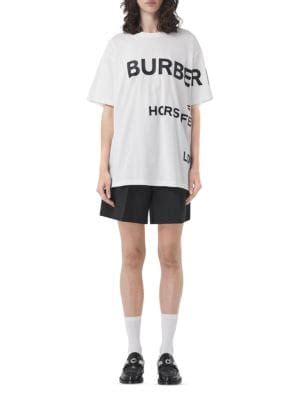 Burberry Carrick Logo Oversized T Shirt on SALE 